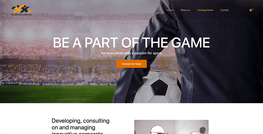 the corporate game plan website